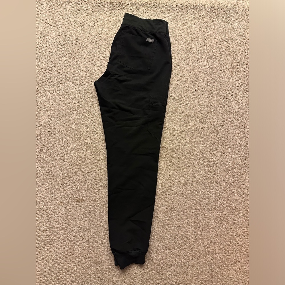 Figs Zamora Jogger Scrub Pants Color Black Size Small Regular 29” Inseam